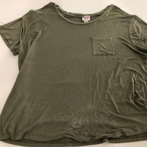 Mossimo Green Olive T Shirt